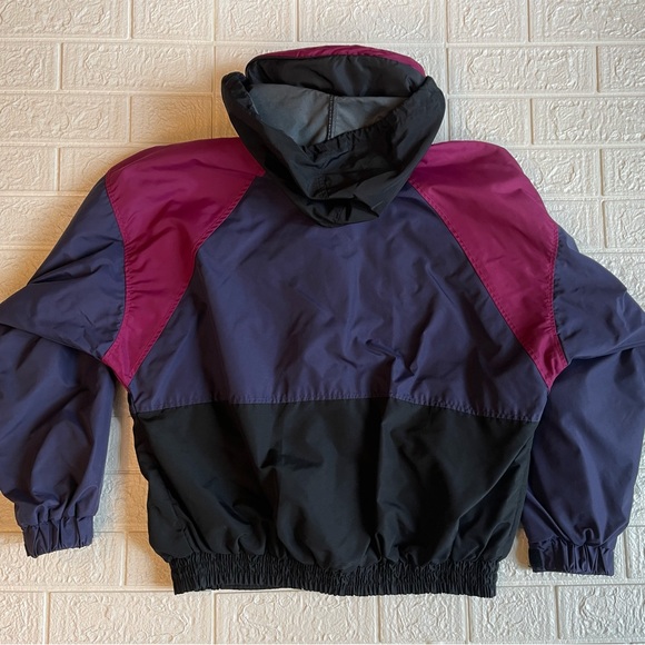 Vintage Columbia Women’s Large Pink and Purple Hooded Ski Jacket - Picture 3 of 14